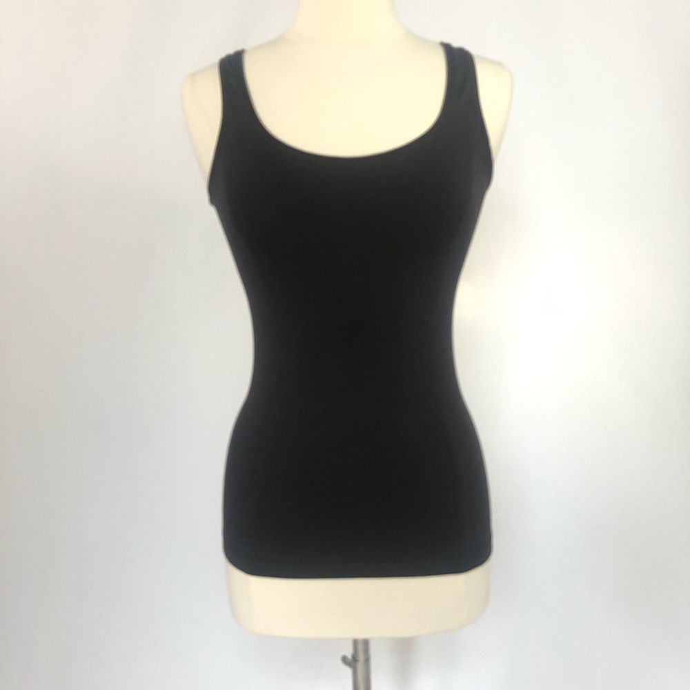 COPY - Elie Tahari Dark Brown Stretchy Cami Tank Top M/L